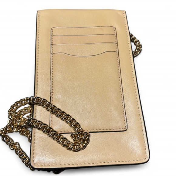 Coach Phone/Cardholder in Signature Canvas Light Khaki/Beechwood - Picture 7 of 8